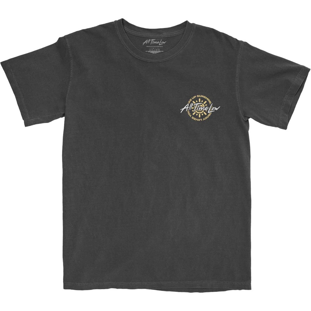 All Time Low - Wake Up Sunshine Track List Herren T-Shirt - Schwarz